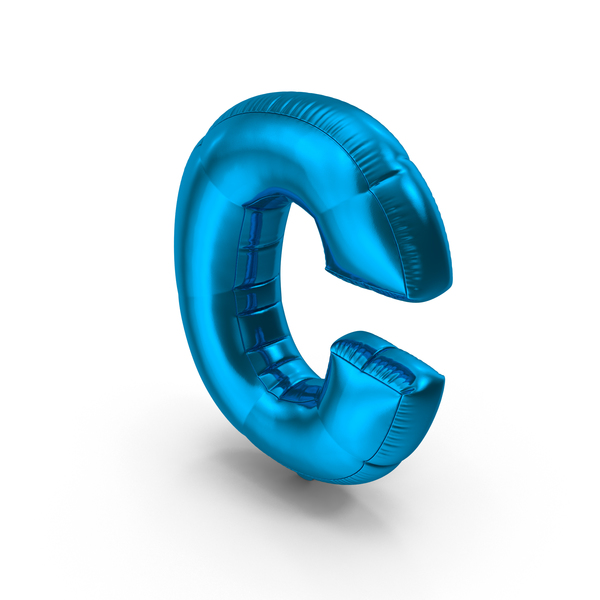 Foil Balloon Letter C PNG Images & PSDs for Download | PixelSquid ...