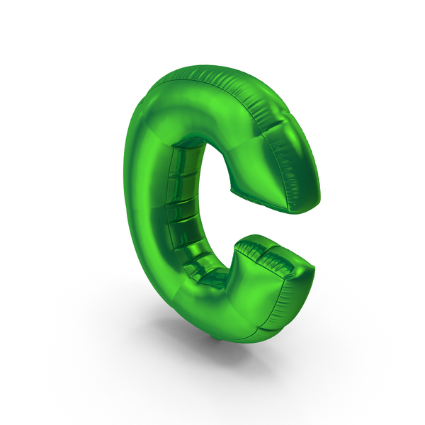 Foil Balloon Letter C PNG Images & PSDs for Download | PixelSquid ...