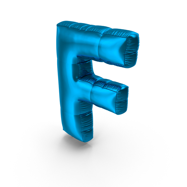 Foil Balloon Letter F PNG Images & PSDs for Download | PixelSquid