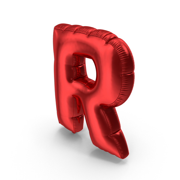 Balloons: Foil Balloon Letter R PNG & PSD Images