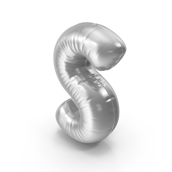 Balloons: Foil Balloon Letter S PNG & PSD Images