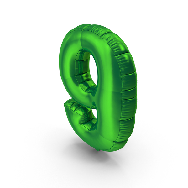 Balloons: Foil Balloon Number 9 Green PNG & PSD Images Balloons: Foil Balloon Number 9 Green PNG & PSD Images