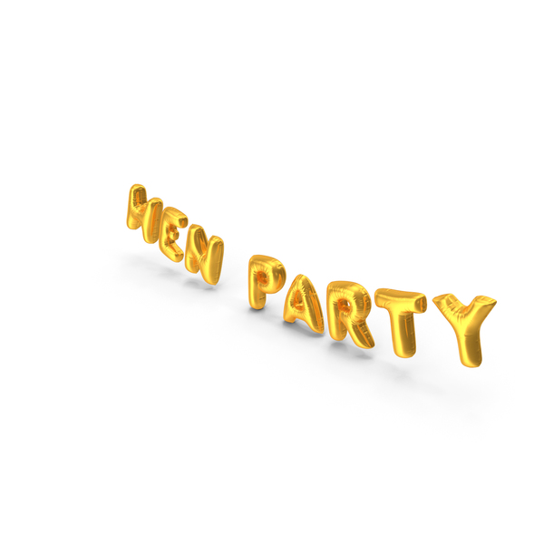 Balloons: Foil Balloon Words Hen Party Gold PNG & PSD Images Balloons: Foil Balloon Words Hen Party Gold PNG & PSD Images