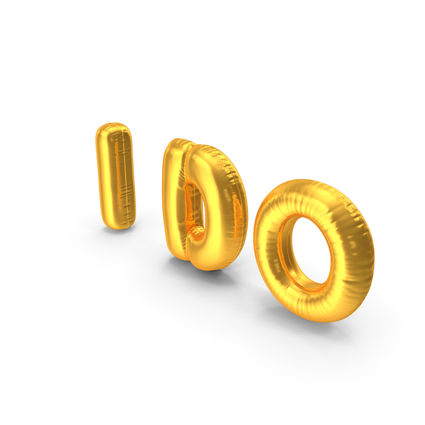 Balloons: Foil Balloon Words I Do Gold PNG & PSD Images Balloons: Foil Balloon Words I Do Gold PNG & PSD Images
