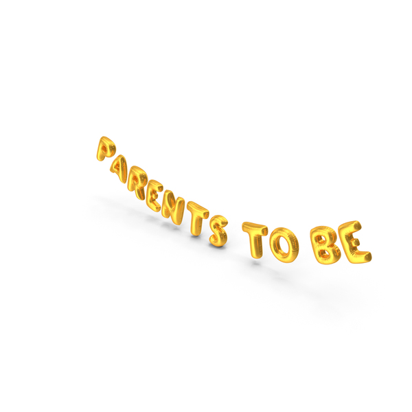 Balloons: Foil Balloon Words Parents to be Gold PNG & PSD Images Balloons: Foil Balloon Words Parents to be Gold PNG & PSD Images