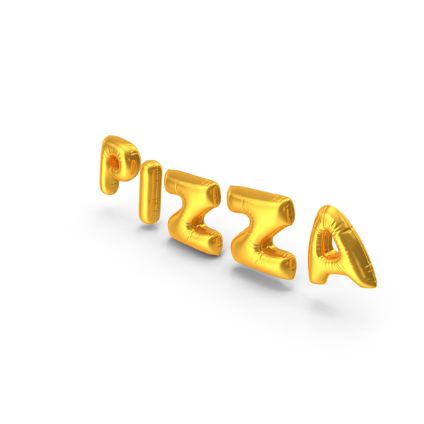 Balloons: Foil Balloon Words Pizza Gold PNG & PSD Images Balloons: Foil Balloon Words Pizza Gold PNG & PSD Images