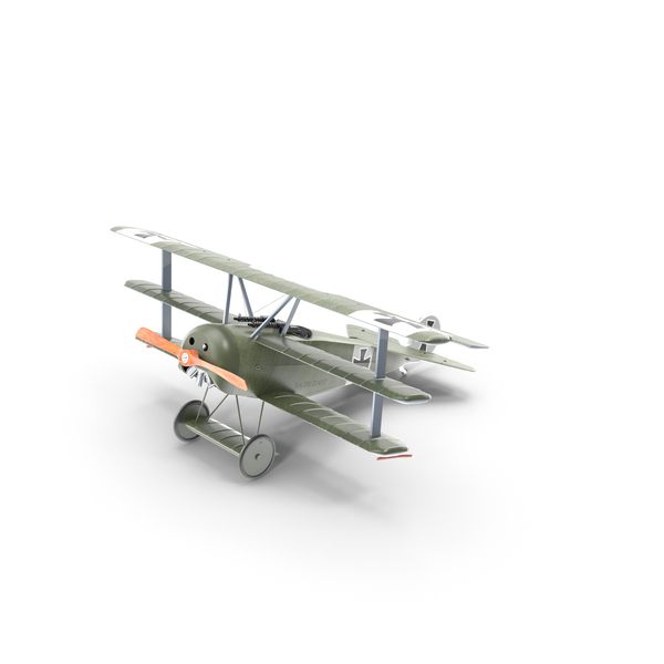 Biplane: Fokker DR1 PNG & PSD Images Biplane: Fokker DR1 PNG & PSD Images