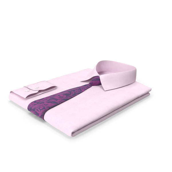 Folded Shirt With Tie PNG & PSD Images Folded Shirt With Tie PNG & PSD Images