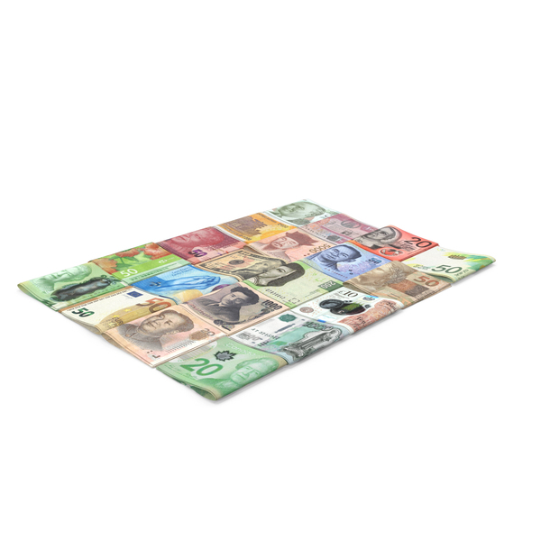 Banknote: Folded Stacks of Banknotes from Different Countries PNG & PSD Images Banknote: Folded Stacks of Banknotes from Different Countries PNG & PSD Images