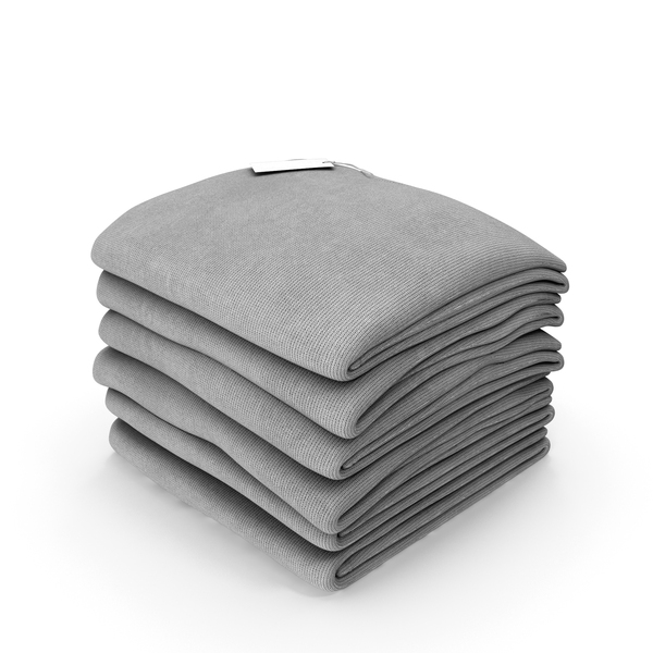 Clothes Rack: Folded Sweater V Neck 6 Pile Gray PNG & PSD Images