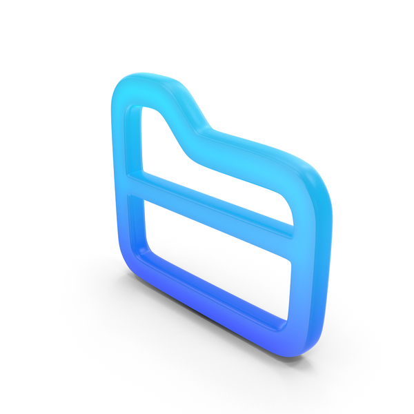 Symbols: Folder Glowing Symbol PNG & PSD Images