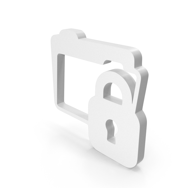 Computer: Folder Security Lock Icon PNG & PSD Images