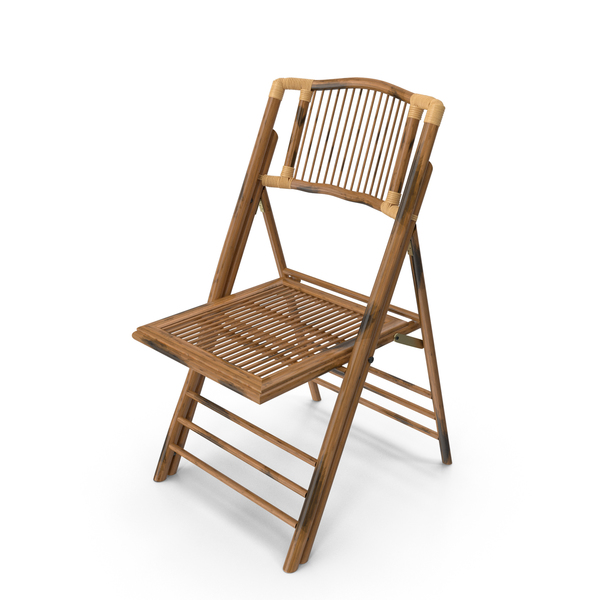 Folding Bamboo Chair PNG & PSD Images
