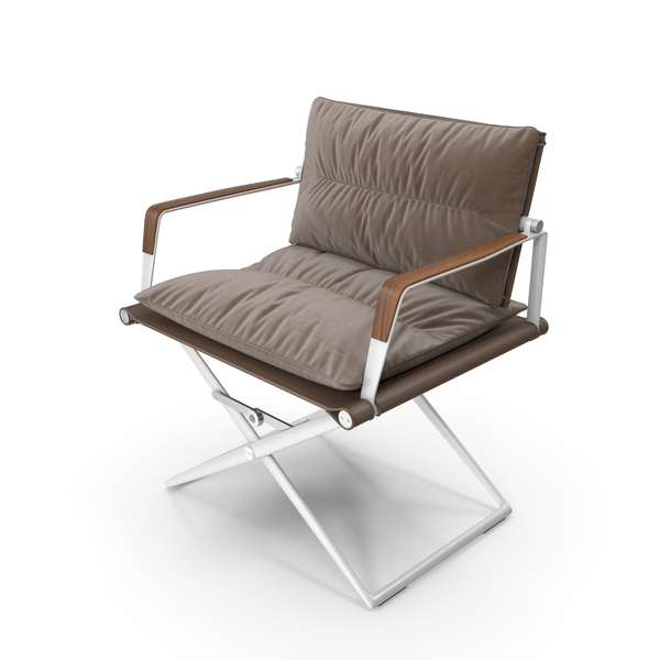 Folding Chair With Mattress (Brown) PNG & PSD Images