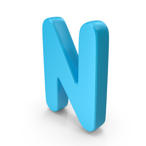 Roman Alphabet: Font Cute N Blue PNG & PSD Images