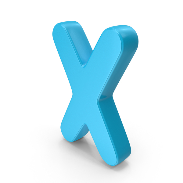Roman Alphabet: Font Cute X Blue PNG & PSD Images Roman Alphabet: Font Cute X Blue PNG & PSD Images