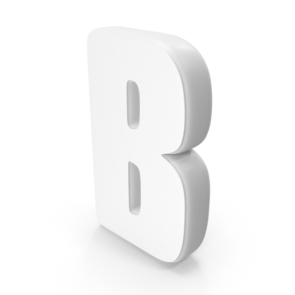 Roman Alphabet: Font Impact B White PNG & PSD Images