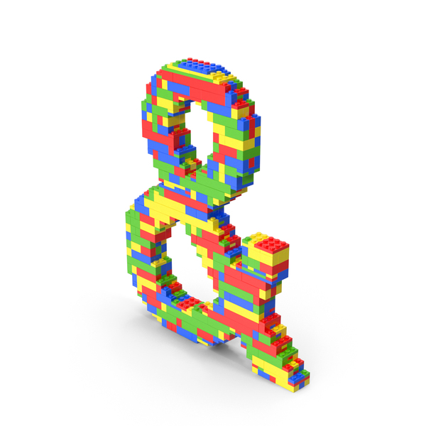 Font Made From: Lego & PNG & PSD Images