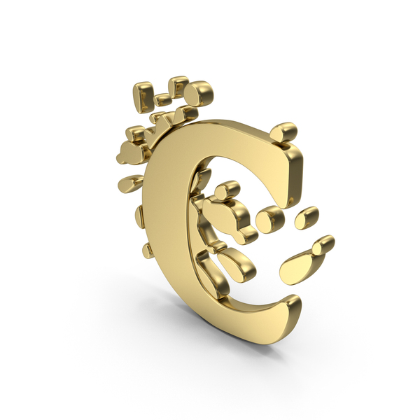 Language: Fonts Splash C Gold PNG & PSD Images