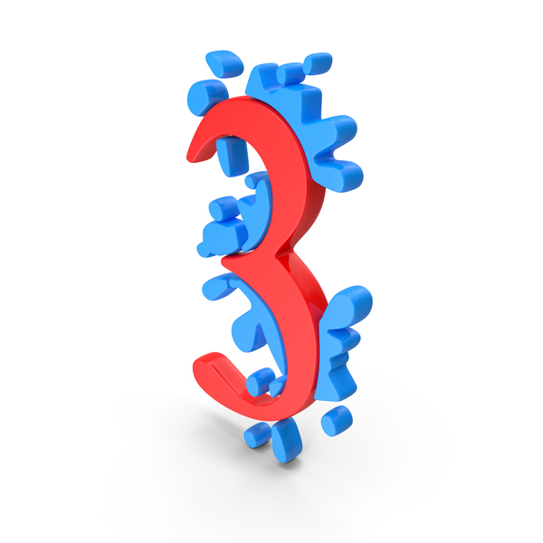 Fonts Splash Number 3 PNG & PSD Images Fonts Splash Number 3 PNG & PSD Images