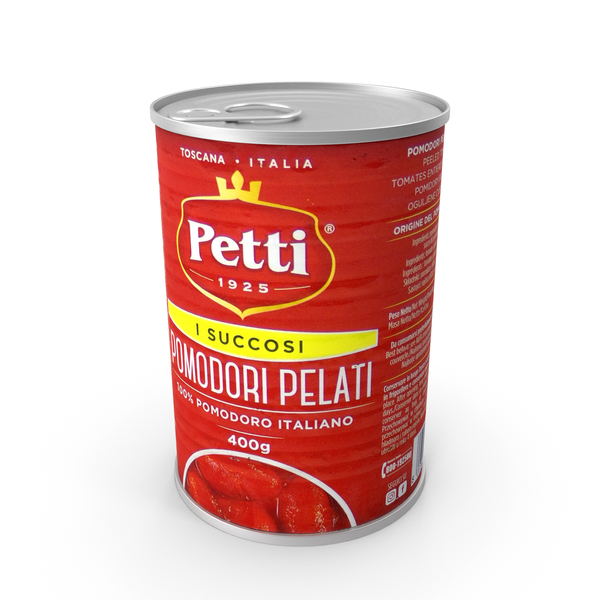 Canned Vegetables: Food Can Petti Pomodori Pelati 400ml 2020 PNG & PSD Images