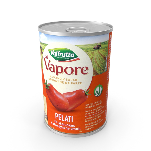 Canned Vegetables: Food Can Valfrutta al Vapore Pomodori Pelati 400ml 2020 PNG & PSD Images Canned Vegetables: Food Can Valfrutta al Vapore Pomodori Pelati 400ml 2020 PNG & PSD Images