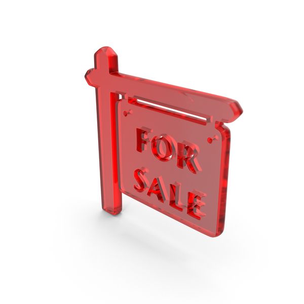 Symbols: For Sale Board For House Or Car Icon Glass PNG & PSD Images