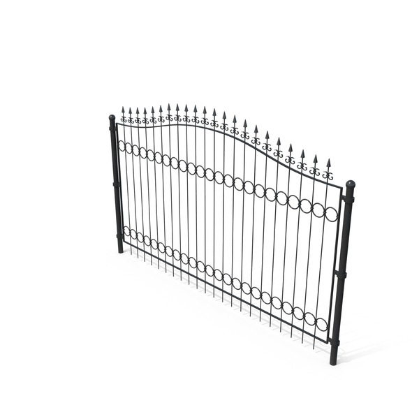 Wrought Iron: Forged Metal Fence Segment PNG & PSD Images Wrought Iron: Forged Metal Fence Segment PNG & PSD Images