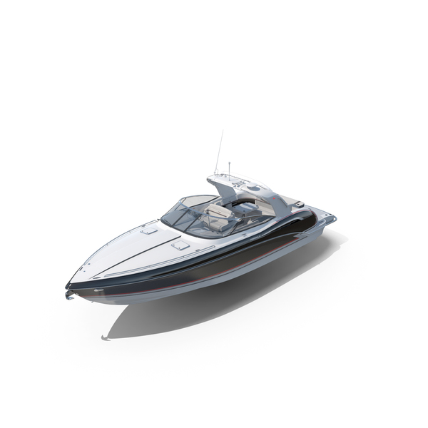 Offshore Motorboat: Formula 350 FX Luxury Sport Boat PNG & PSD Images