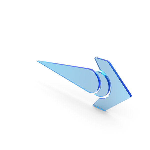 Symbols: Forward Arrow Glass PNG & PSD Images