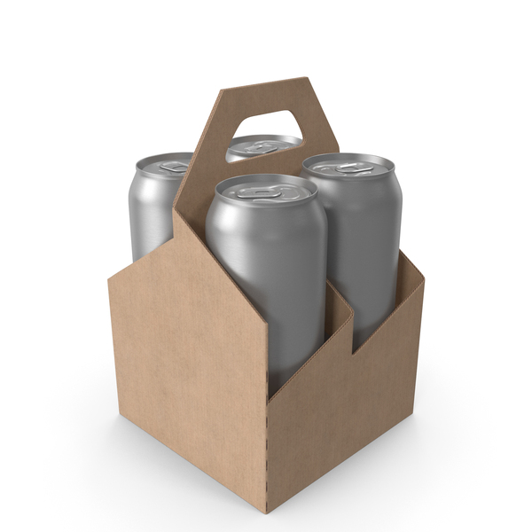 Can: Four Pack Holder Carrier with Aluminum Cans PNG & PSD Images Can: Four Pack Holder Carrier with Aluminum Cans PNG & PSD Images