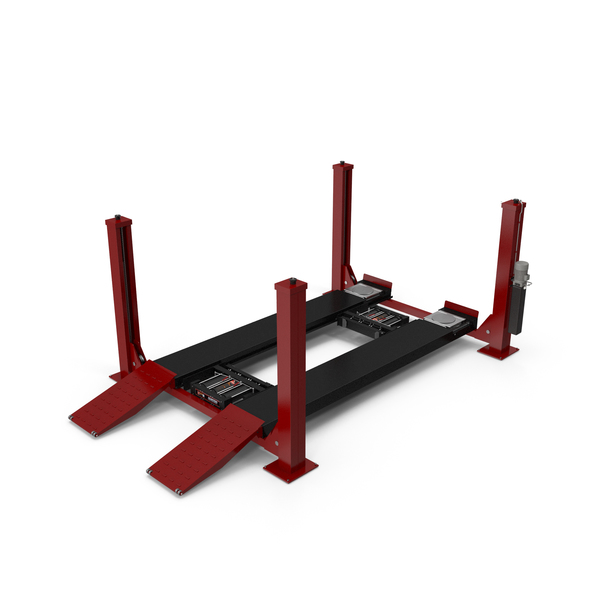 Two: Four Post Car Lift PNG & PSD Images Two: Four Post Car Lift PNG & PSD Images