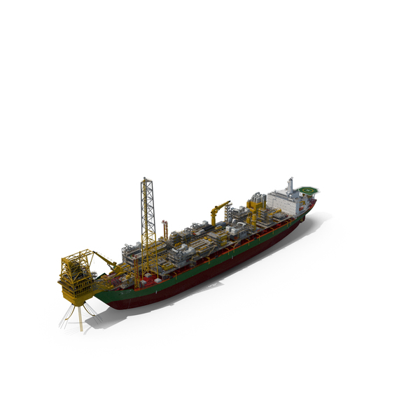 FPSO Floating Production Storage and Offloading Vessel PNG & PSD Images