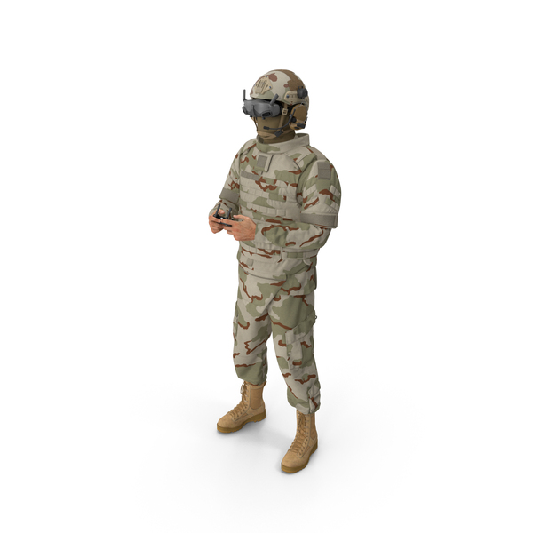 Soldier: FPV Drone Operator In Desert Camouflage With Remote Control In Hands Fur PNG & PSD Images Soldier: FPV Drone Operator In Desert Camouflage With Remote Control In Hands Fur PNG & PSD Images