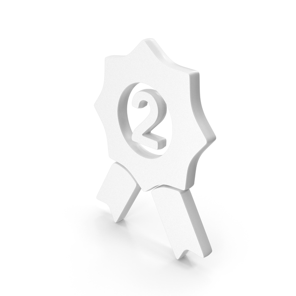 Badge: Frame 2nd Win White PNG & PSD Images