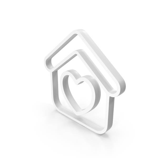 Symbols: Frame Heart Like Home PNG & PSD Images