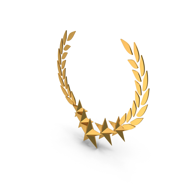 Frame Wreath Star Five Gold PNG & PSD Images Frame Wreath Star Five Gold PNG & PSD Images