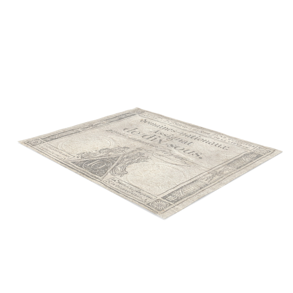 Banknote: French Assignat Bill Paper Dix Sous PNG & PSD Images Banknote: French Assignat Bill Paper Dix Sous PNG & PSD Images