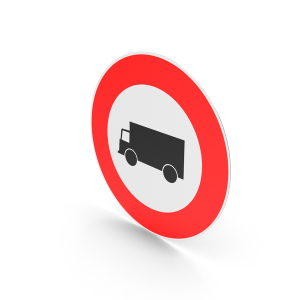 Symbols: French Sign No Lorries PNG & PSD Images