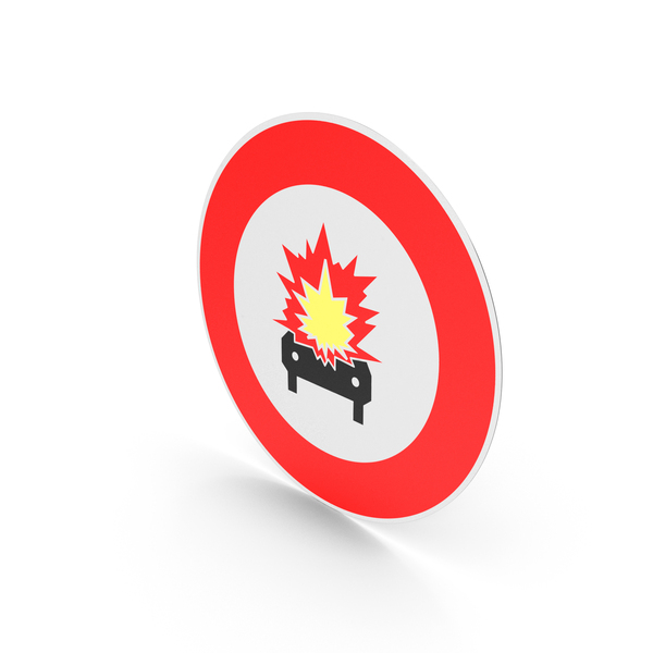 French Sign No Vehicles Carrying Explosives PNG Images & PSDs for