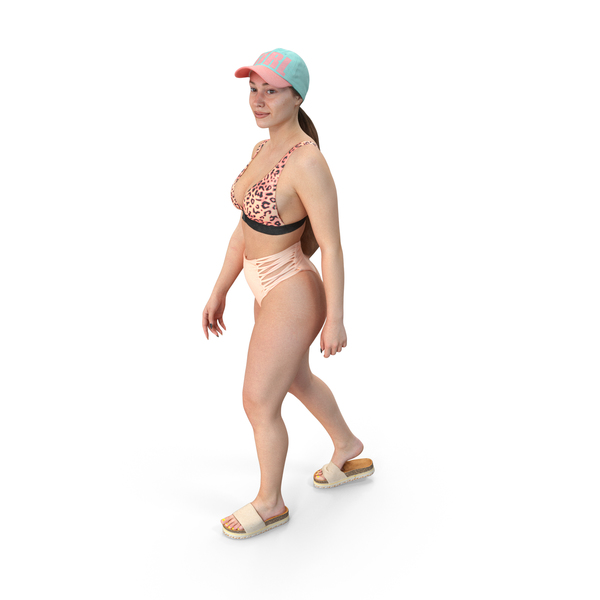 Woman: Freya Casual Summer Walking Pose PNG & PSD Images Woman: Freya Casual Summer Walking Pose PNG & PSD Images