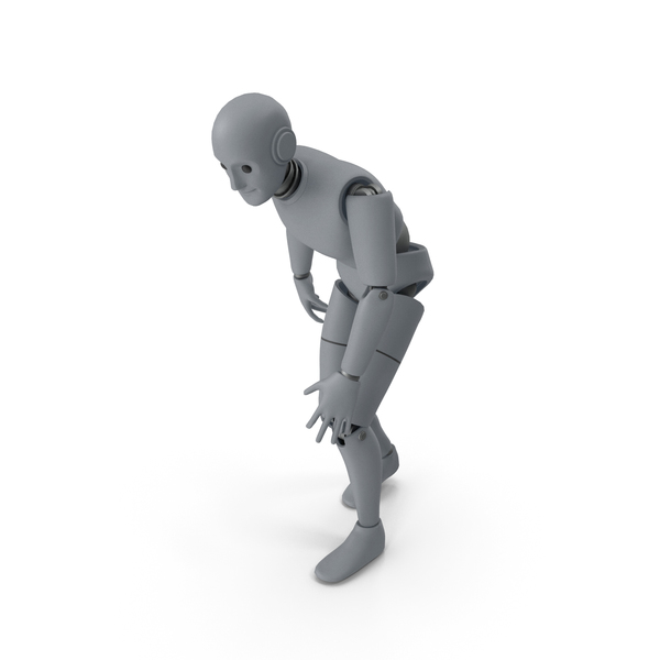 Industrial Equipment: Friendly Robot Crippled PNG & PSD Images