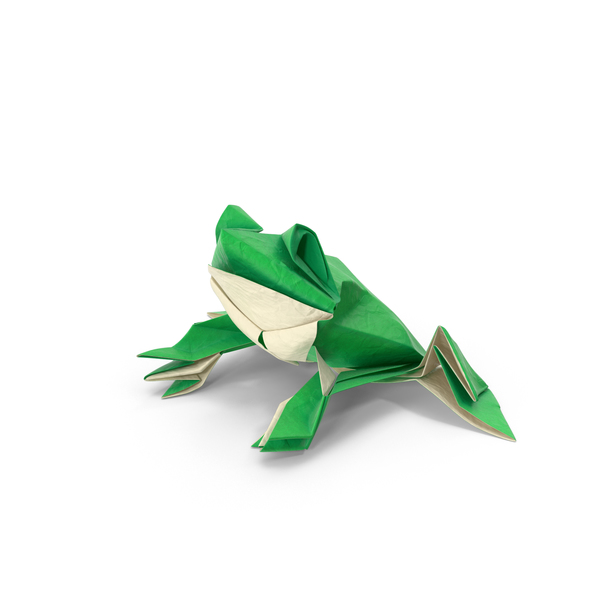 Origami: Frog PNG & PSD Images Origami: Frog PNG & PSD Images