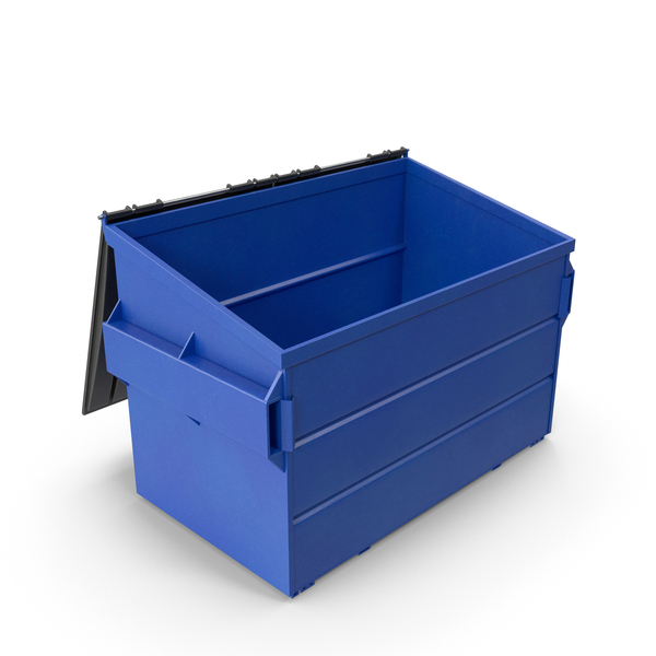 Front Load Dumpster Clean Open PNG & PSD Images