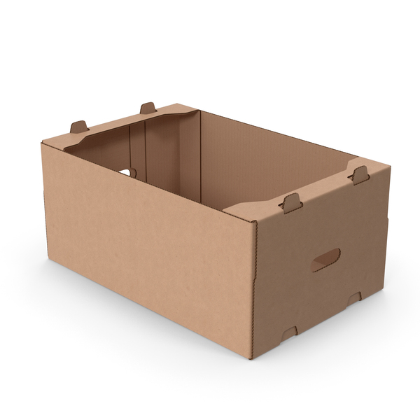 Fruit Packaging Corrugated Cardboard Tray Box PNG & PSD Images