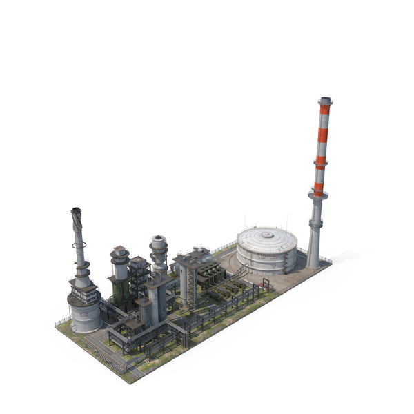 Petroleum Refinery: Fuel Processing Factory With Chimney Pipe PNG & PSD Images Petroleum Refinery: Fuel Processing Factory With Chimney Pipe PNG & PSD Images