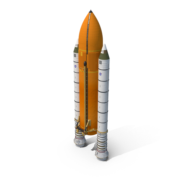 Shuttle: Fuel Tank With Boosters PNG & PSD Images