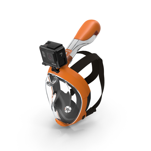 Camcorder: Full Face Snorkel Mask with GoPro Hero 7 Black PNG & PSD Images Camcorder: Full Face Snorkel Mask with GoPro Hero 7 Black PNG & PSD Images