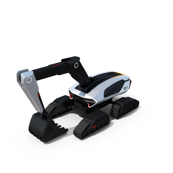 Science Fiction Device: Futuristic Excavator Machine New PNG & PSD Images Science Fiction Device: Futuristic Excavator Machine New PNG & PSD Images