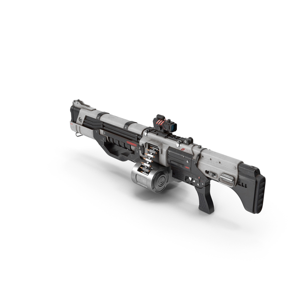 Submachine: Futuristic Machine Gun PNG & PSD Images Submachine: Futuristic Machine Gun PNG & PSD Images